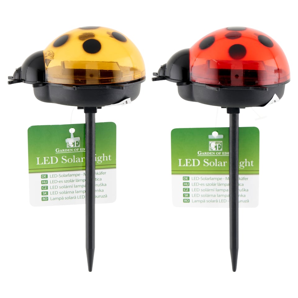 Garden of Eden Ladybug LED Solar Light