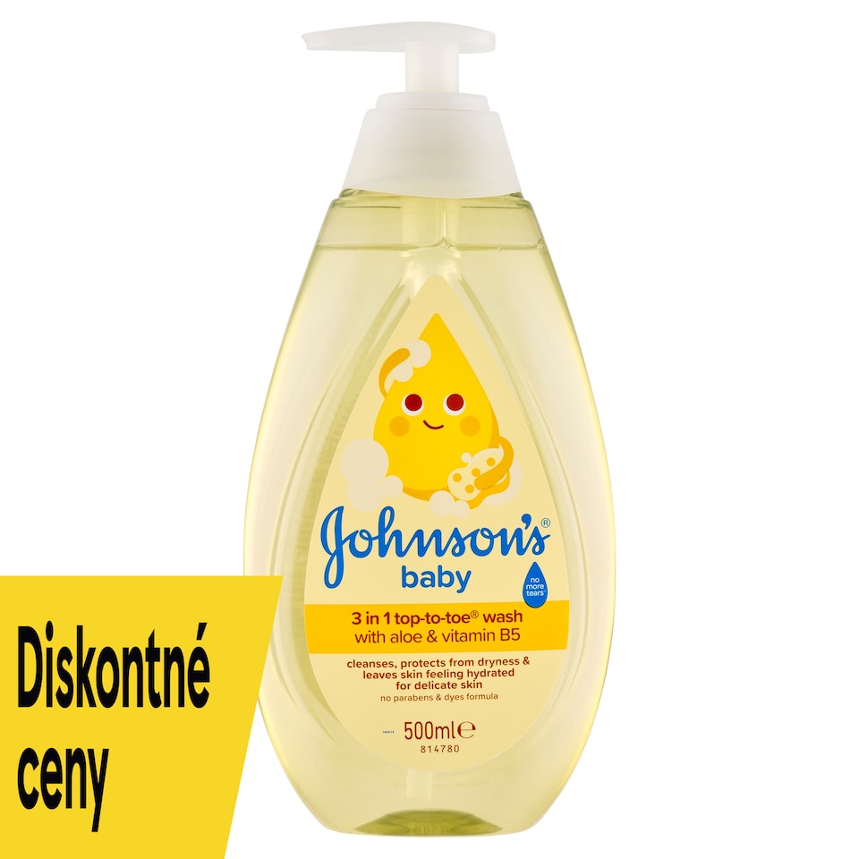 image 1 of Johnson's Baby 3 in 1 Top-To-Toe Wash 500 ml