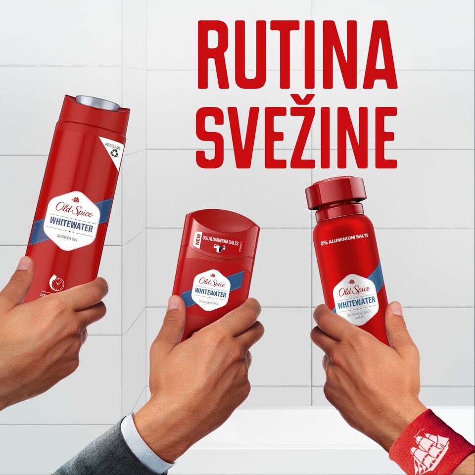 obrázok 1 z Old Spice Whitewater Sprchový Gél Pre Mužov 400 ml
