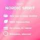 image 5 of Nordic Spirit Raspberry Tobacco Free Nicotine Pouches Regular 20 Pack 6mg 14g