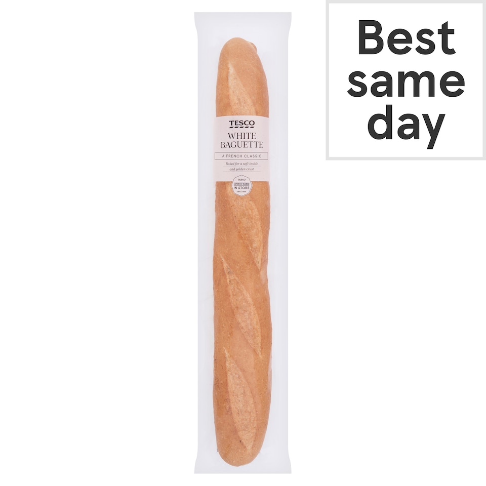image 1 of Tesco White Baguette 400G