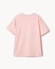image 2 of F&F Girls Pure Cotton Monster T-Shirt in Pink