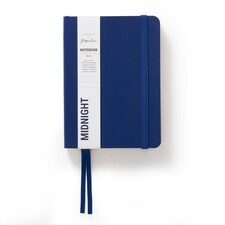 Paperchase Agenzio Small Midnight Ruled Notebook