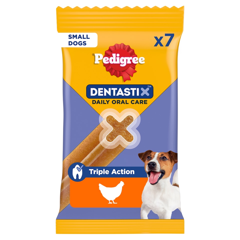 image 1 of Pedigree Dentastix Daily Small Dog Treats 7 Dental Sticks