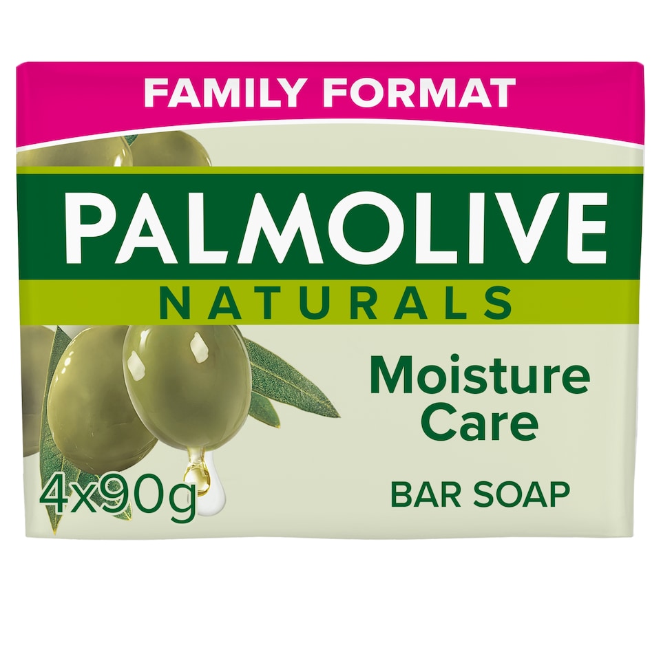 Palmolive Naturals Moisture Care pipereszappan 4 x 90 g