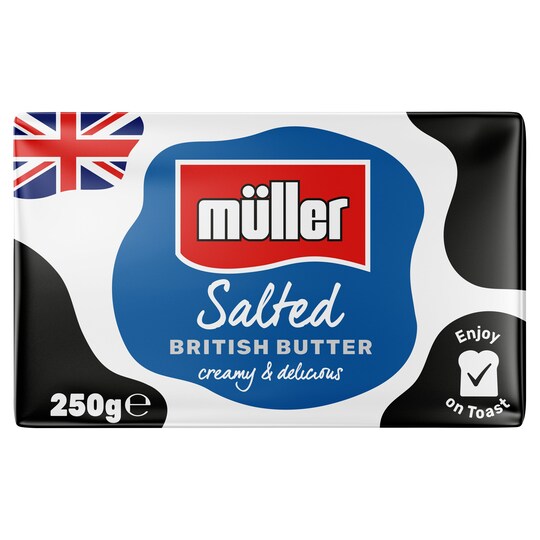 Muller Butter Block Salted 250g Tesco Groceries