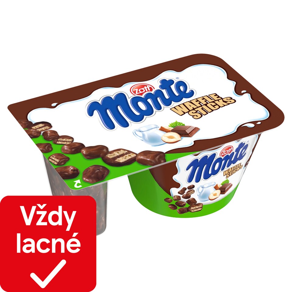 Zott Monte Choco Flakes a Waffle Sticks 125 g