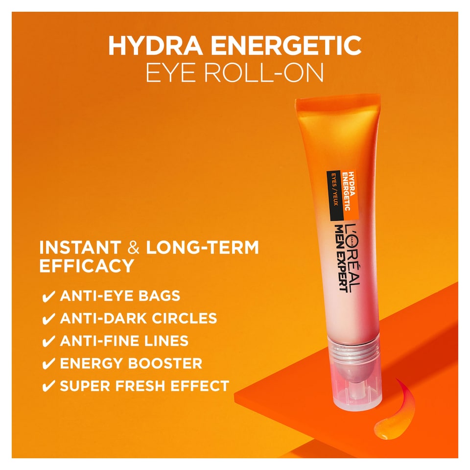 image 1 of L'Oreal Men Expert Hydra Energetic Eye Roll-On 10ml