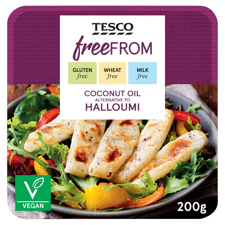 Tesco Free From Coconut Oil Alternative To Halloumi 200G