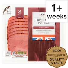 Tesco British Pastrami Slices 100g