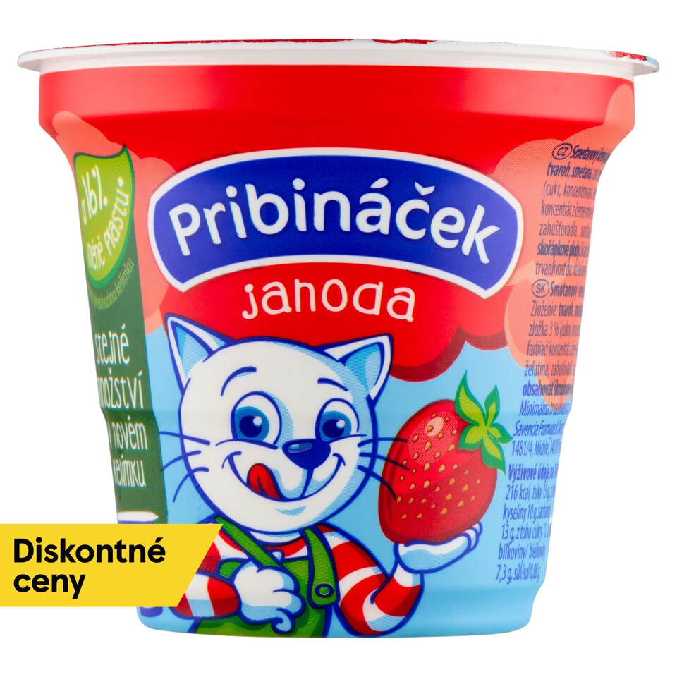 obrázok 1 z Pribináček Jahoda 125 g