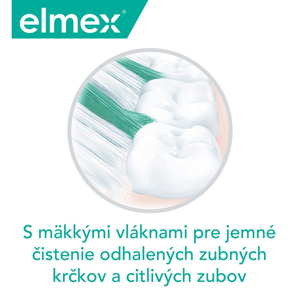 obrázok 1 z elmex® Sensitive zubná kefka mäkká 1 ks
