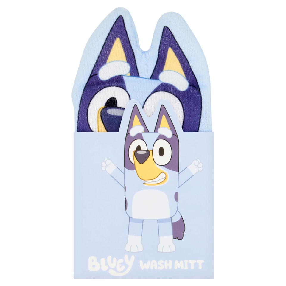 Bluey wash mitt