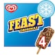 image 1 of Wall's Feast Chocolate Ice Cream Sticks 4x90ml