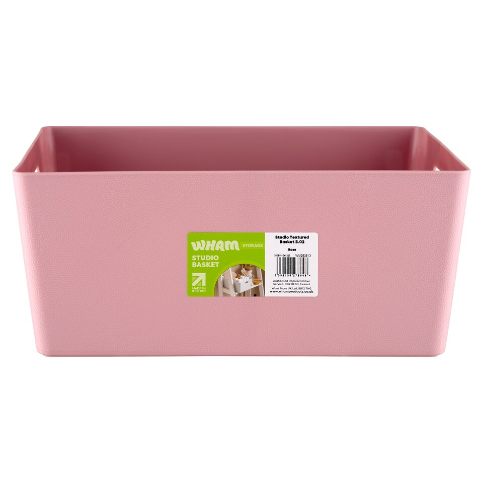 image 1 of Wham Studio Rose Storage Basket 5.02