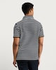 image 3 of The F&F Edit Striped Polo Shirt in Navy