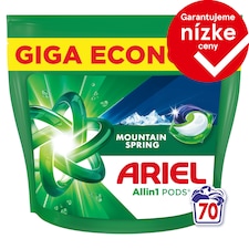 Ariel Allin1 PODS, Tekutý prací prostriedok v kapsulách, 70 praní