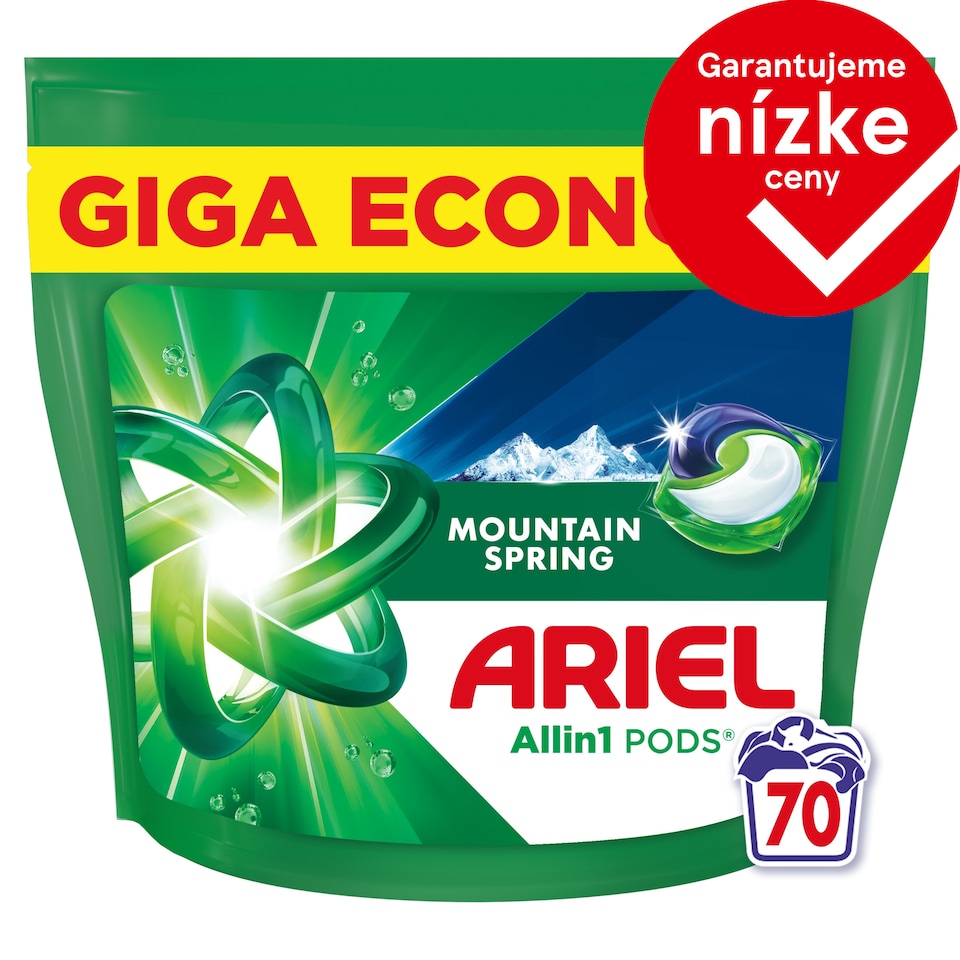 obrázok 1 z Ariel Allin1 PODS, Tekutý prací prostriedok v kapsulách, 70 praní