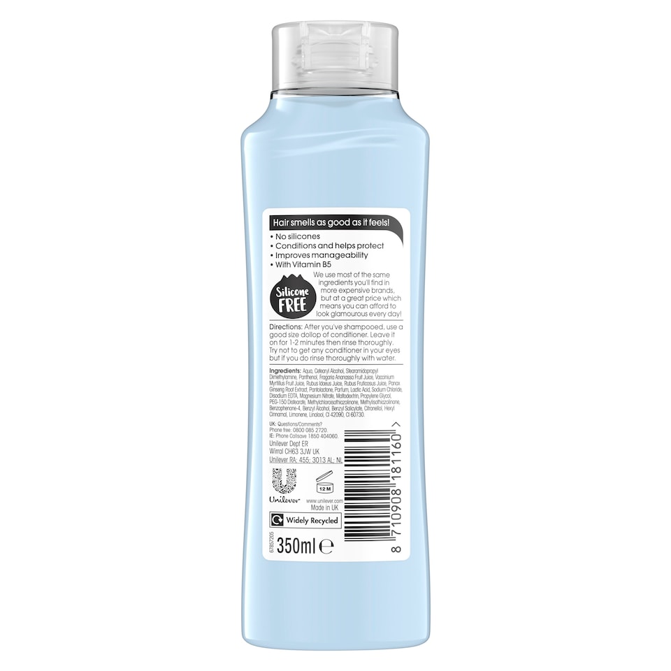 image 1 of Alberto Balsam Blueberry Conditioner 350Ml