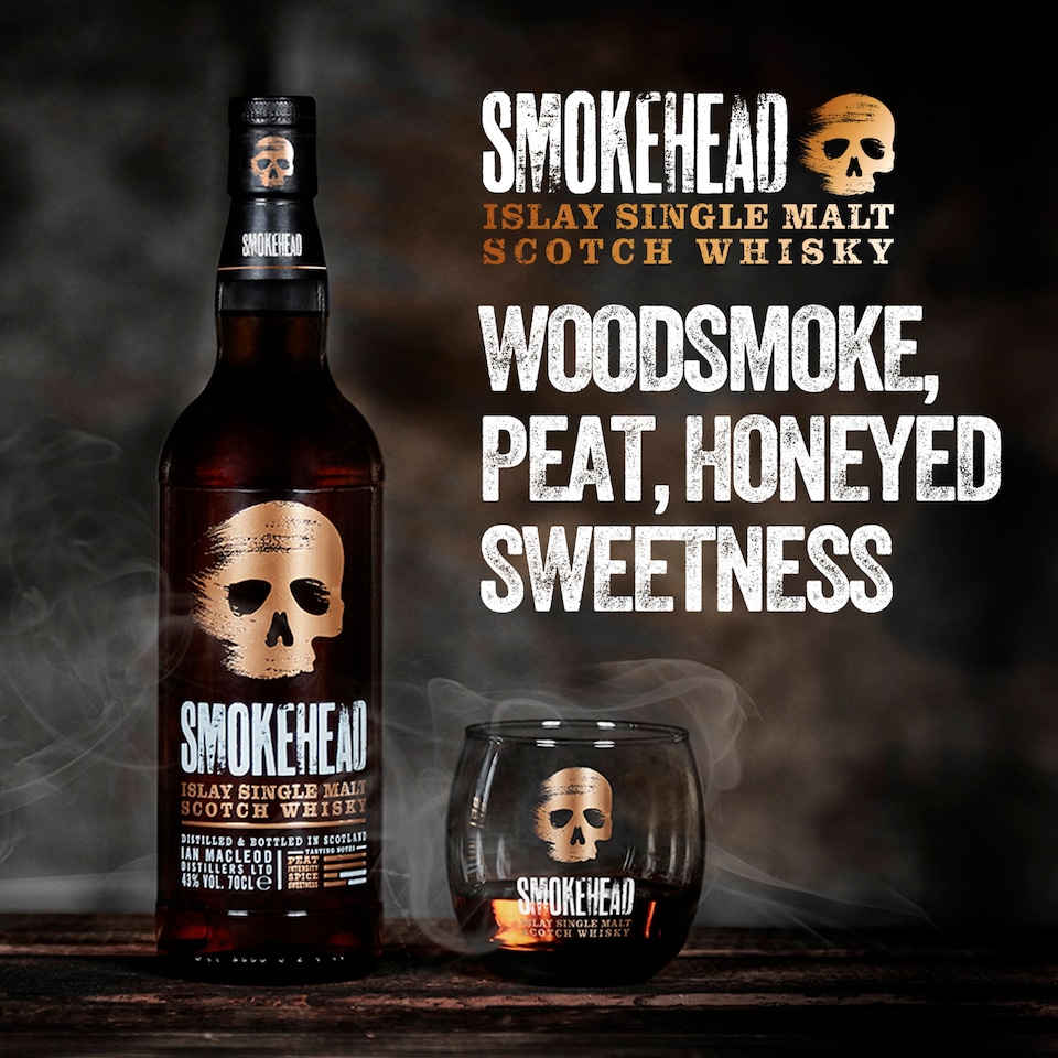 image 1 of Smokehead Islay Single Malt Scotch Whisky 70Cl