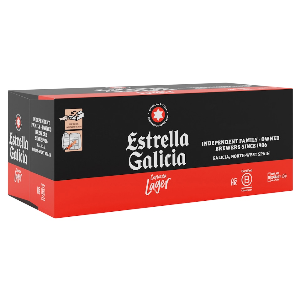 Estrella Galicia Cerveza lager 10x440 ml