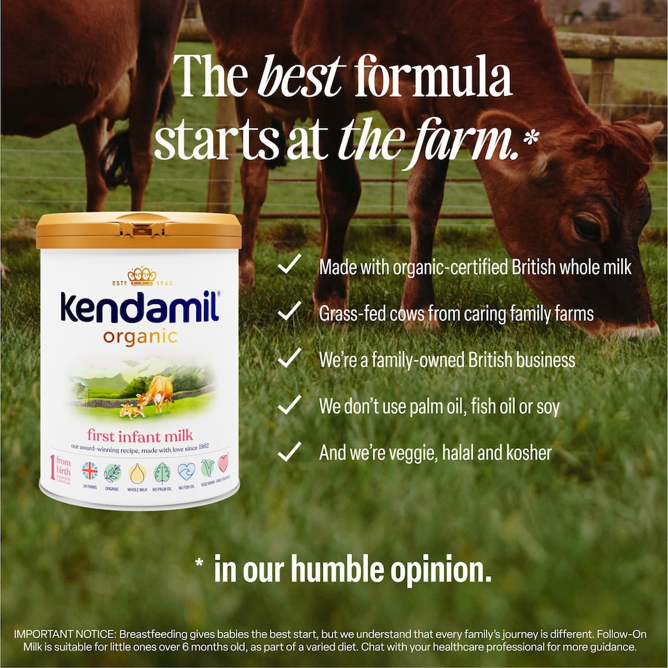image 1 of Kendamil Organic Stage 1 First Infant Milk 800G