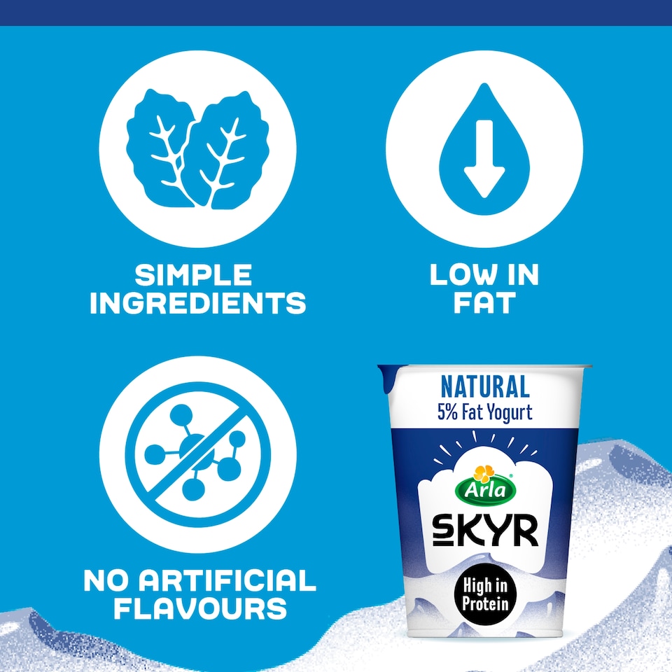image 1 of Arla Skyr Creamy Natural Yogurt 450G