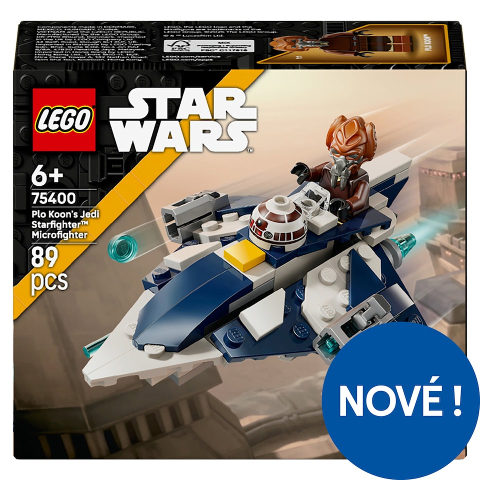 Obrázek 1 pro produkt LEGO Star Wars 75400 Plo Koon a jeho jediská mikrostíhačka