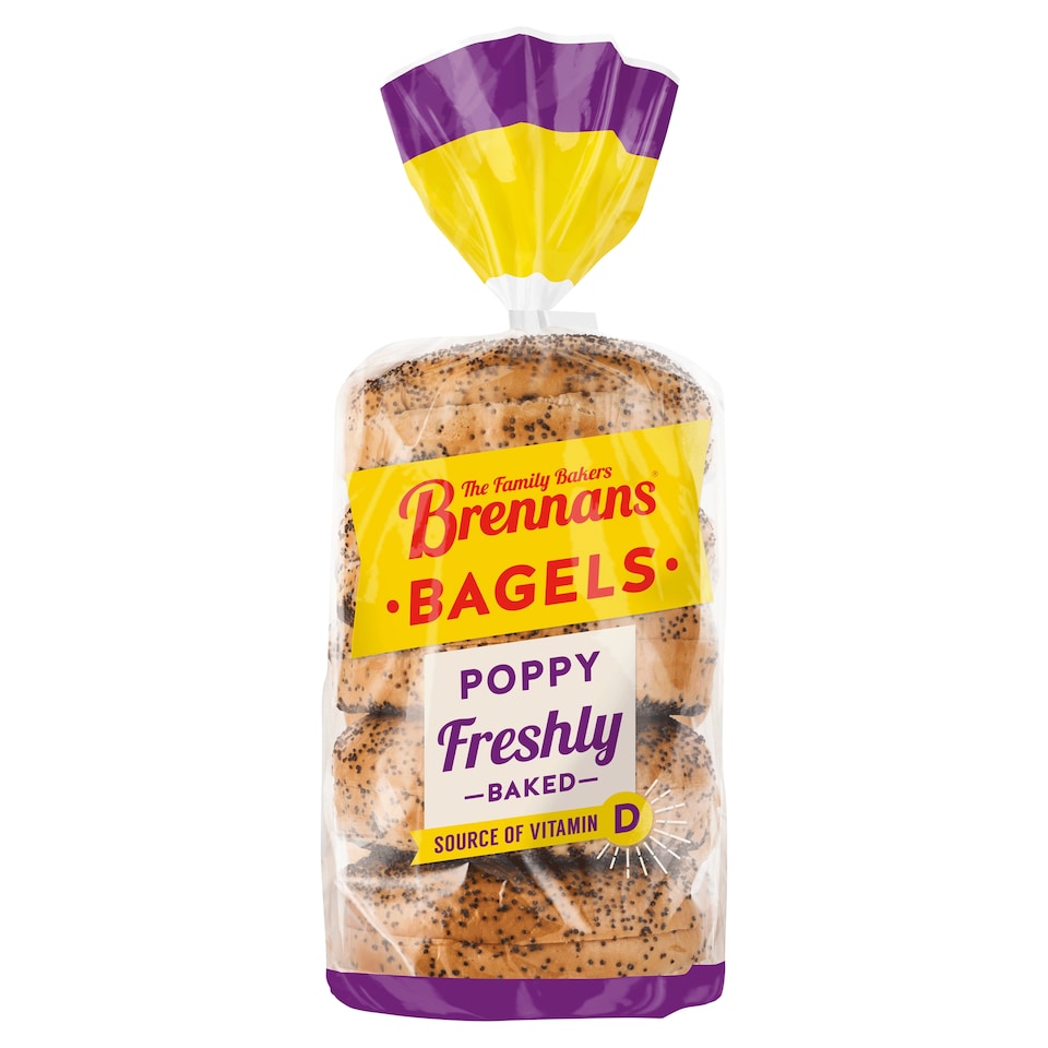 Brennans Poppy Bagel 425g