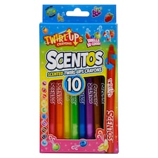 Scentos Scented Twirl Up Crayons 10 Pack