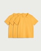 image 4 of F&F School Boys 3-Pack Pure Cotton Regular Fit Polo Shirts in Yellow