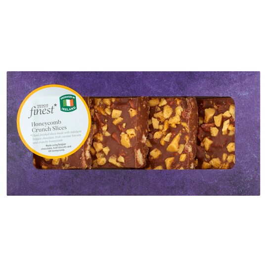 Tesco Finest Honey Comb Crunchy Slice 300G Tesco Groceries