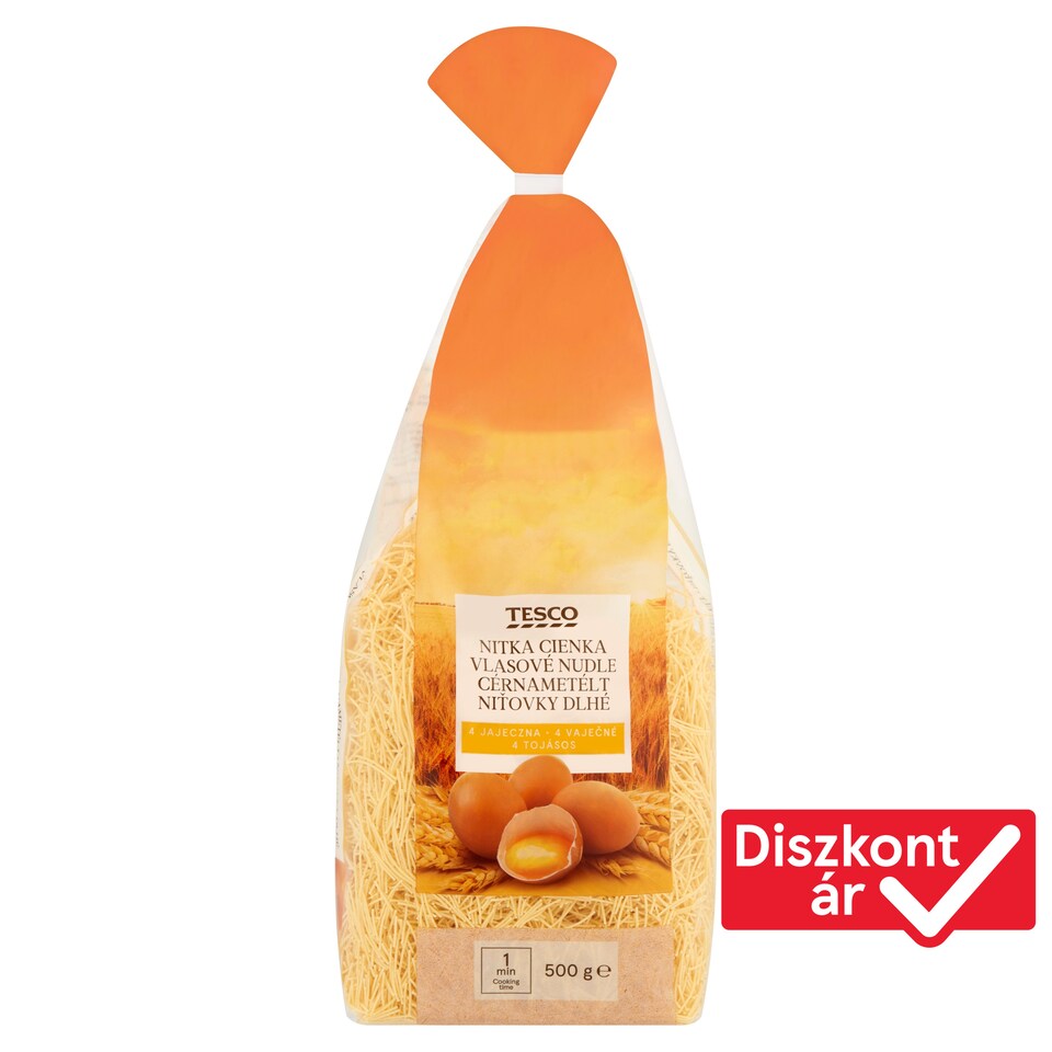 Tesco Vermicelli Dry Pasta with 4 Eggs 500 g
