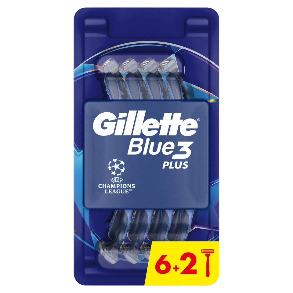 obrázok 1 z Gillette Blue3 Plus Comfort, Jednorazové Holiace Strojčeky Pre Mužov, Balenie Holiacich Strojčekov