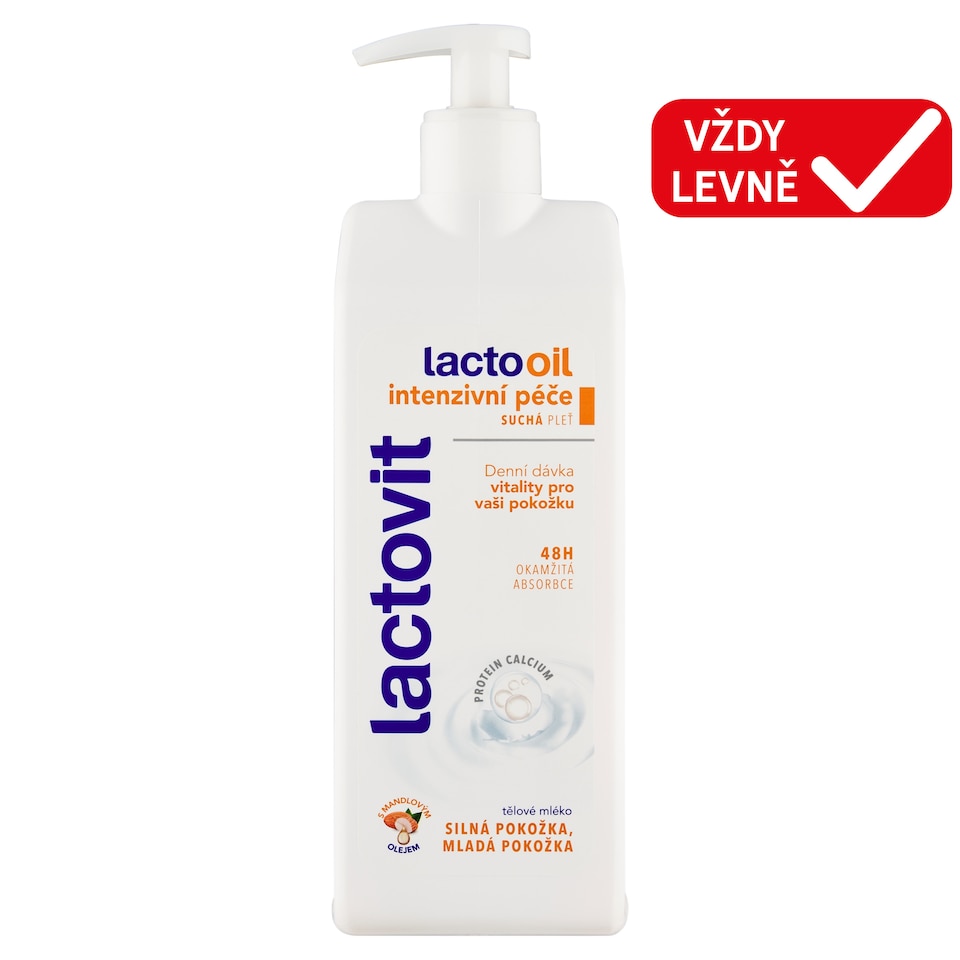 Obrázek 1 pro produkt Lactovit Lactooil intenzivní péče tělové mléko 400ml