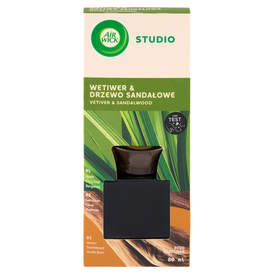 obrázok 1 z Air Wick Vonné tyčinky vetiver a santalové drevo 80 ml
