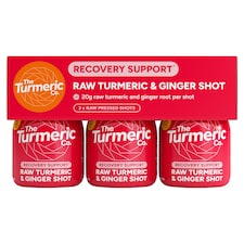 The Turmeric Co Raw Turmeric & Ginger 60ml x 3 pack