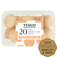 Tesco Mini Shortcake Bites 20 Pack