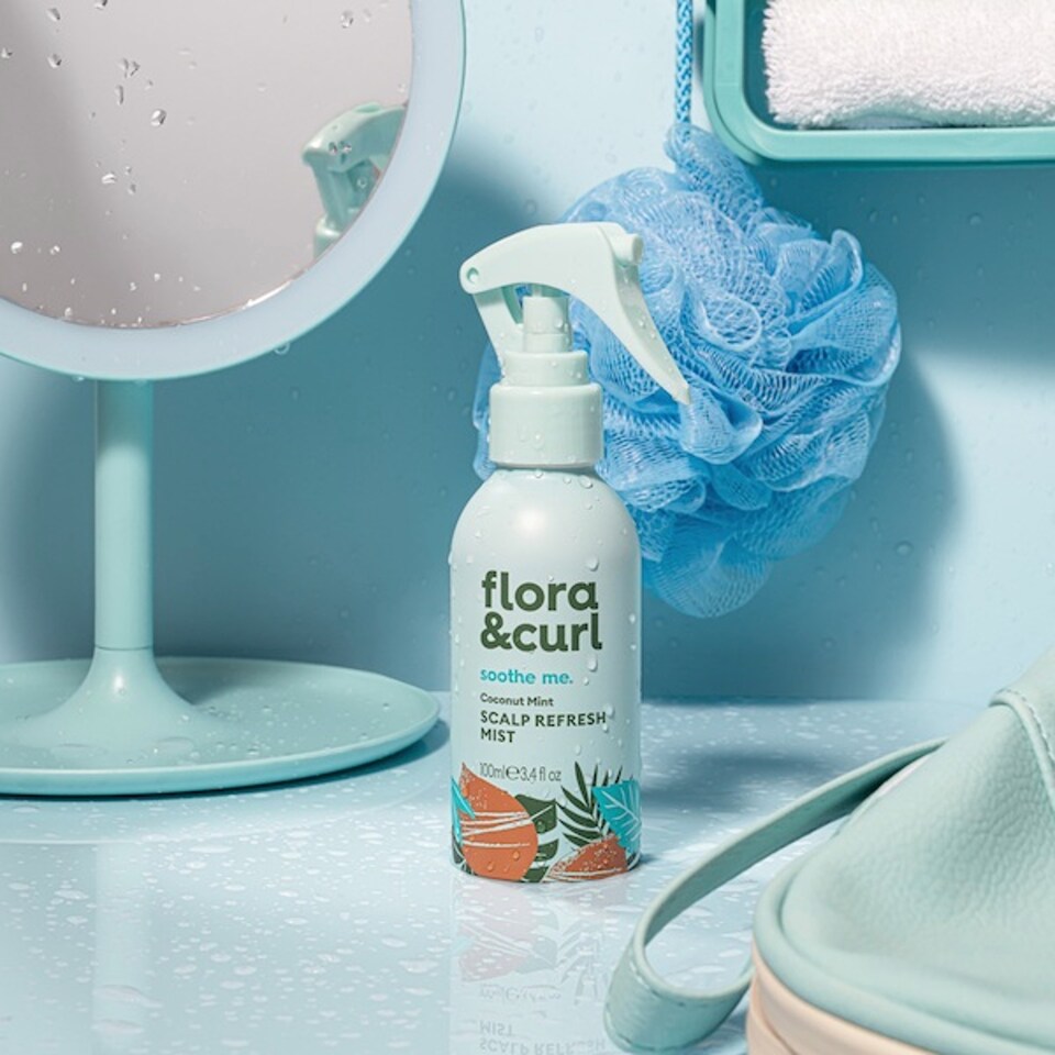 image 1 of Flora & Curl Coconut Mint Scalp Refresh Mist 100ml