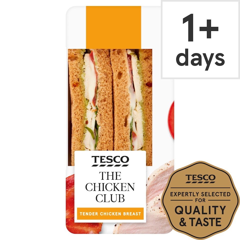 Tesco Roast Chicken Mozzarella & Pesto Sandwich