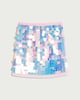 image 4 of F&F Girls Sequin Embellished Skirt in Pink