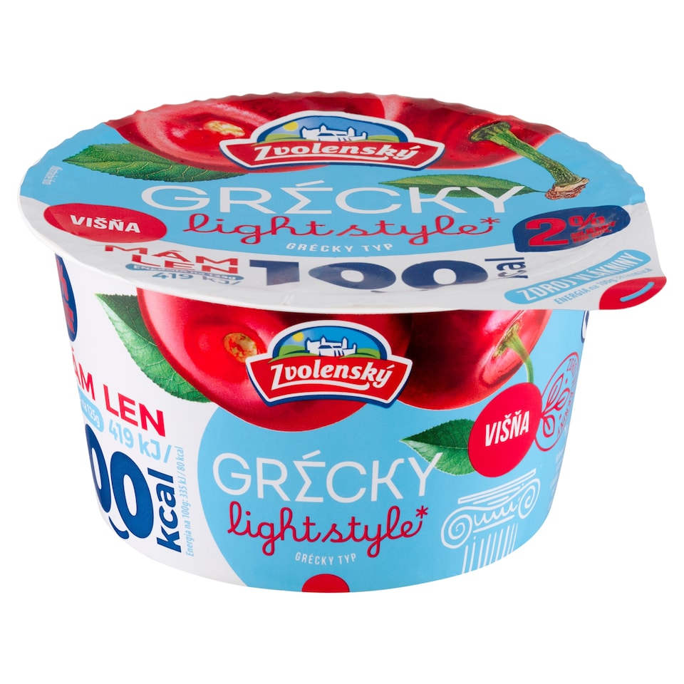 Obrázek 1 pro produkt Zvolenský Jogurt řeckého typu višeň 125g