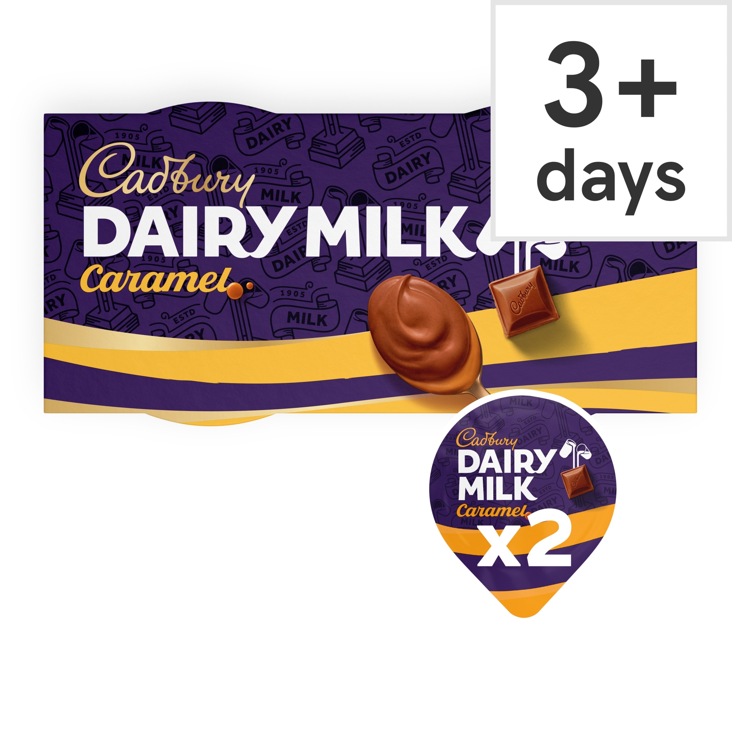 Cadbury Dairy Milk Caramel Pots of Joy Desserts 2x60g