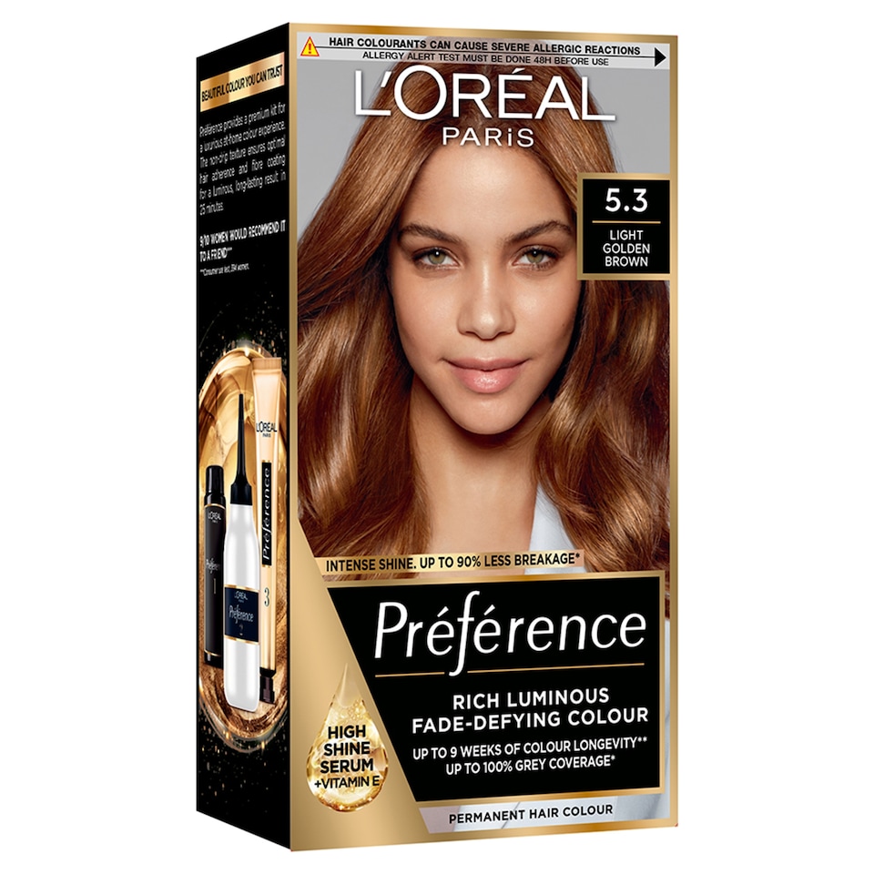 image 1 of L’Oreal Preference 5.3 Virginia Chestnut Brown Permanent Hair Dye