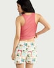 image 3 of F&F Cotton Rich Amalfi Print Short Pyjama Set in Multi Pink