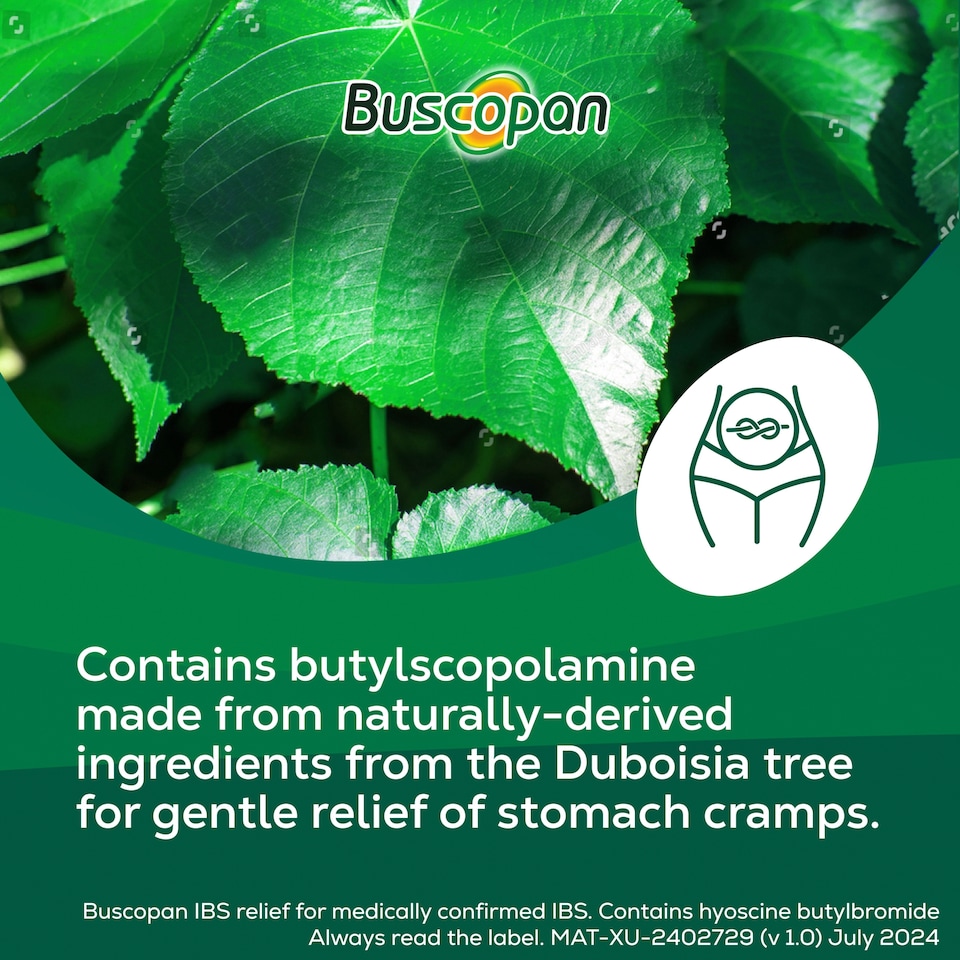 image 1 of Buscopan IBS Relief Tablets - Pain & Discomfort Relief 20s