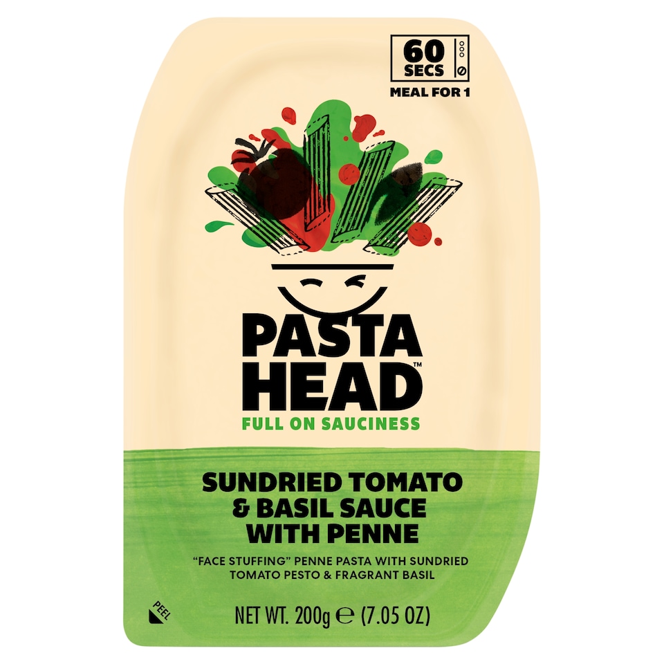 Pasta Head Sundried Tomato & Basil Sauce with Penne 200g