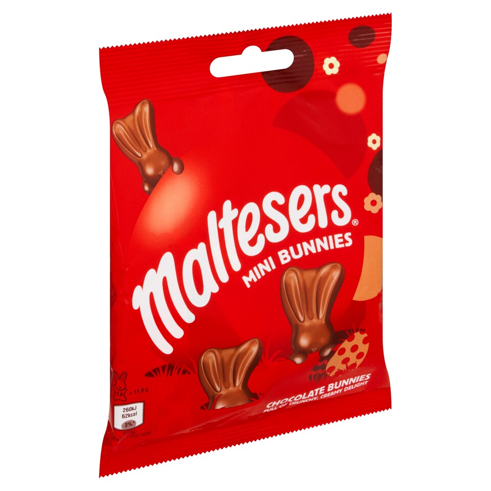 Maltesers Mléčná čokoláda se sladovou náplní a křupavými kousky 58g