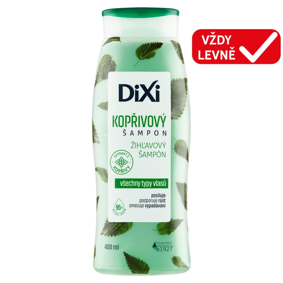 Obrázek 1 pro produkt Dixi Kopřivový šampon 400ml