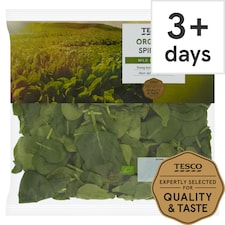 Tesco Organic Spinach 200G